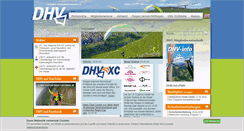 Desktop Screenshot of dhv.de